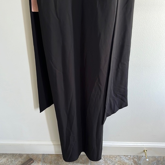 NWT BHLDN London Crepe Tie Back Dress Black Size 8 - Picture 15 of 17